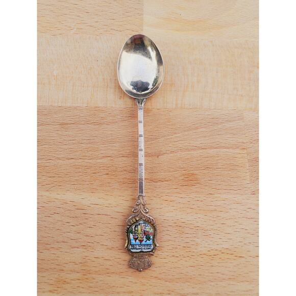 Klepa Arts Souvenir Collectable Sterling Silver Spoon Santa Barbara - Picture 1 of 5